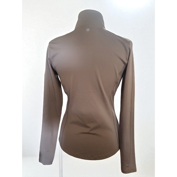 VELOCITY‎ Beige Active Jacket Full Zip Pockets Sz Small NEW - Picture 4 of 5